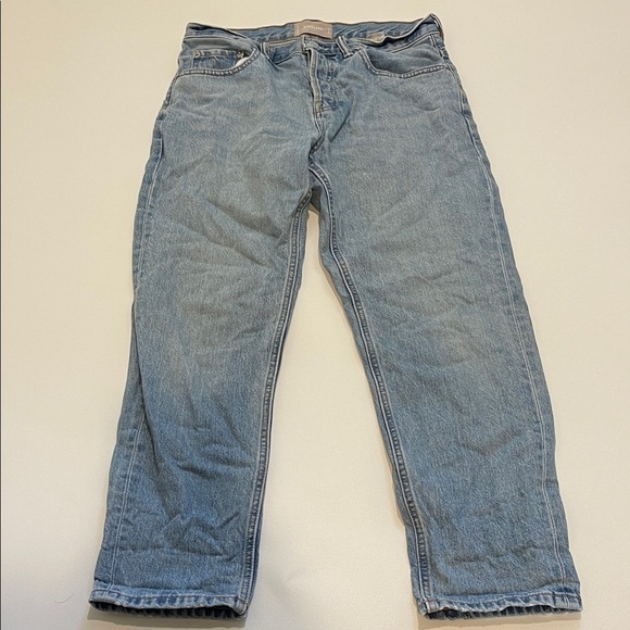 Everlane Pants - Everlane O-S Boy Friend Relaxed Fit Light Blue Denim Jeans